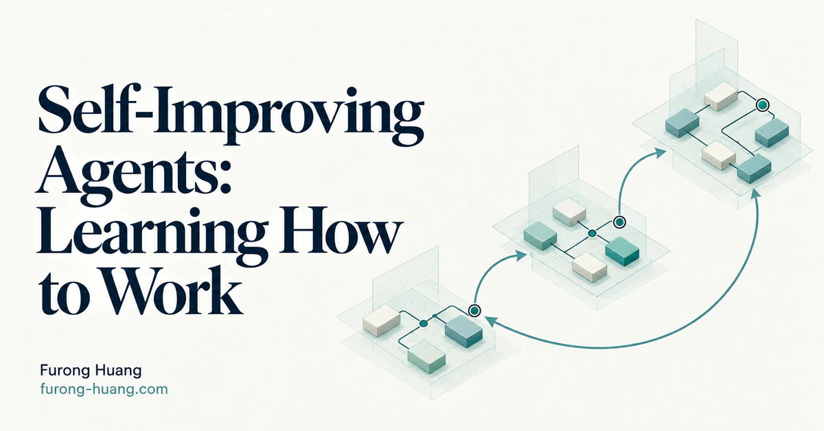 Self-Improving Agents: Learning How to Work — a workflow improving through feedback.